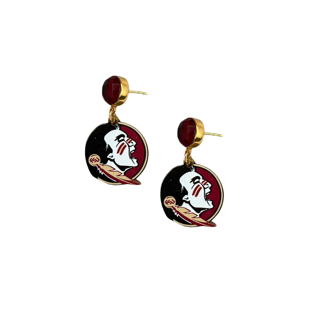 Florida State Mini Seminoles Earrings