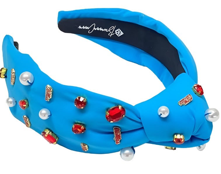 Ole Miss Powder Blue Ole Miss Logo Headband