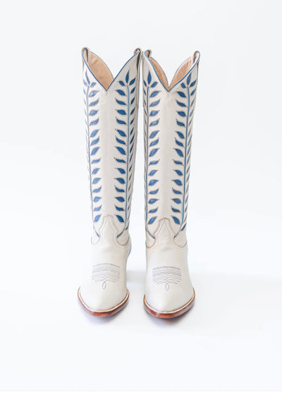 Petite Paloma Rory Boot - Bone/Blue