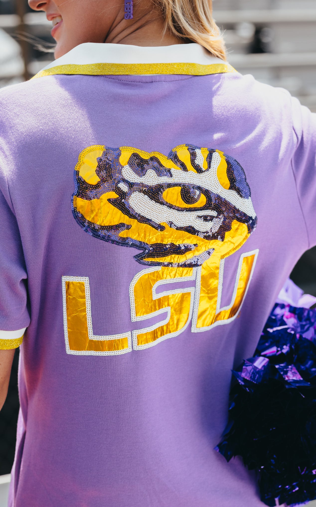 LSU BC Club Dress with Tiger Eye