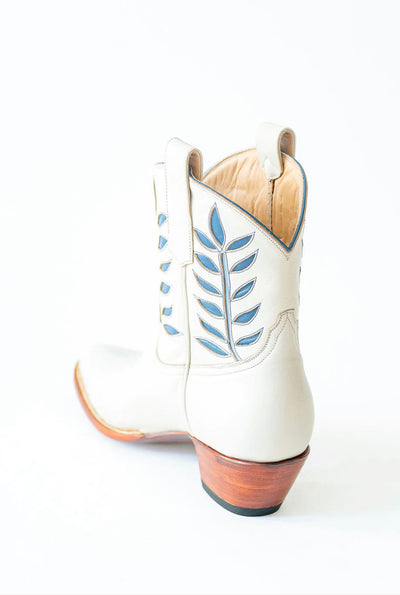 Petite Paloma Hadley Boot - Bone/Blue