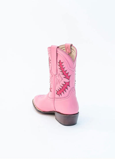 Petite Paloma Little Miss Finnley Boot (Child Size)- Pink/Hot Pink