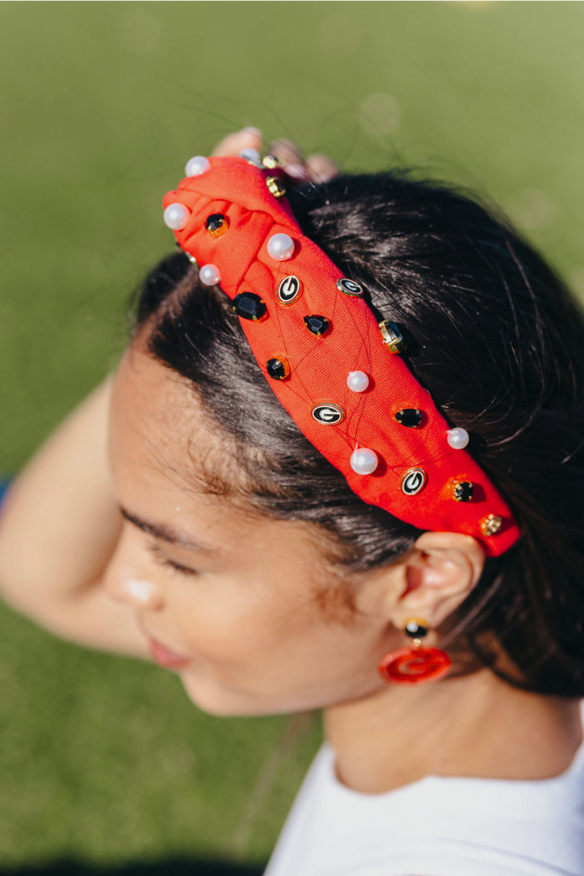 Georgia Red Logo Headband