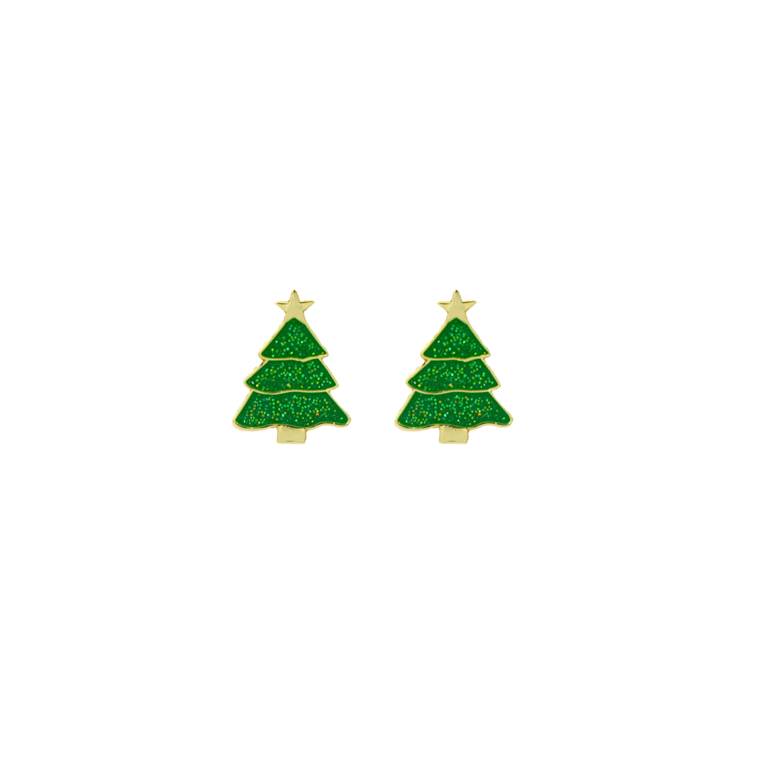 Christmas Tree Mini Studs