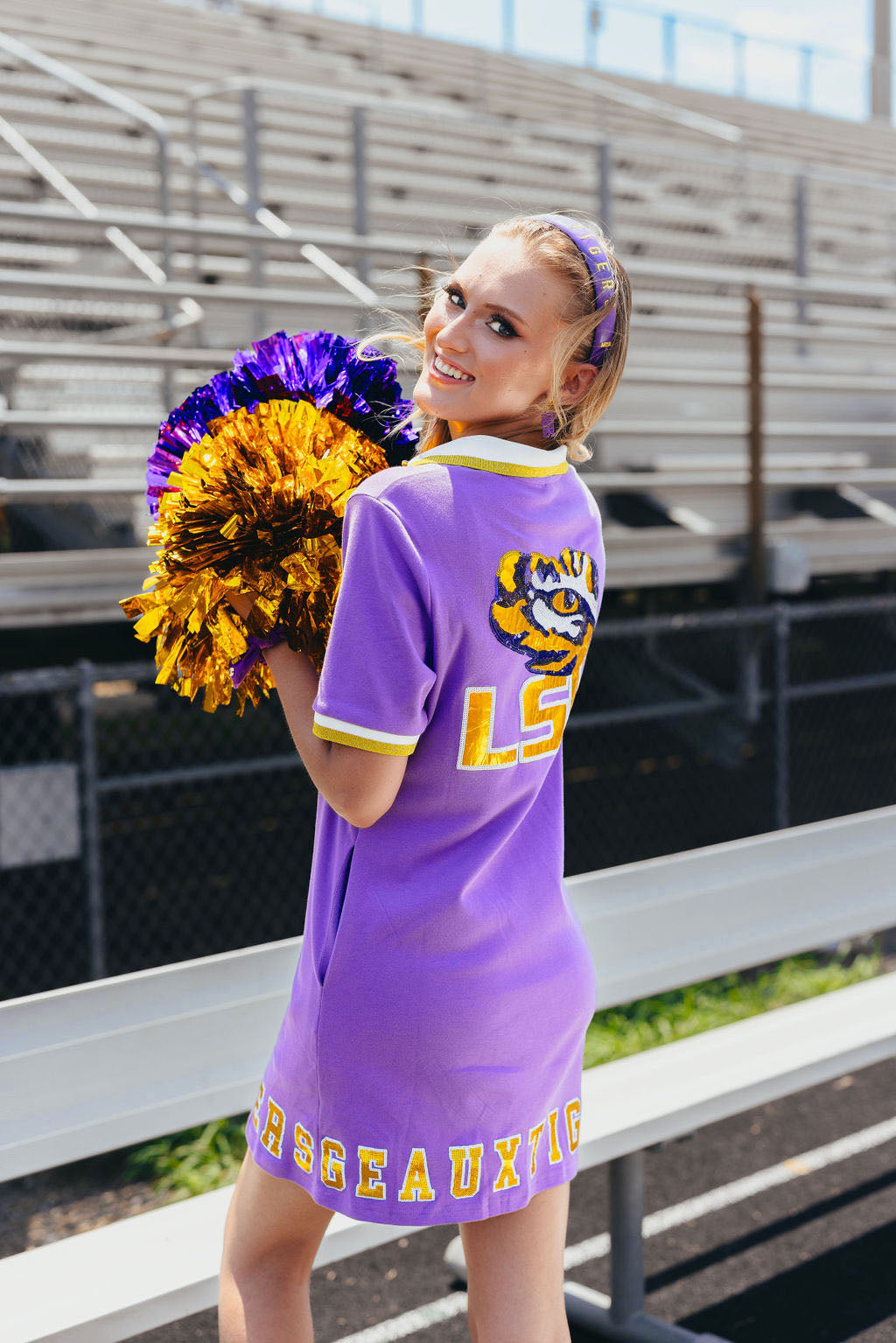 LSU BC Club Dress with Tiger Eye