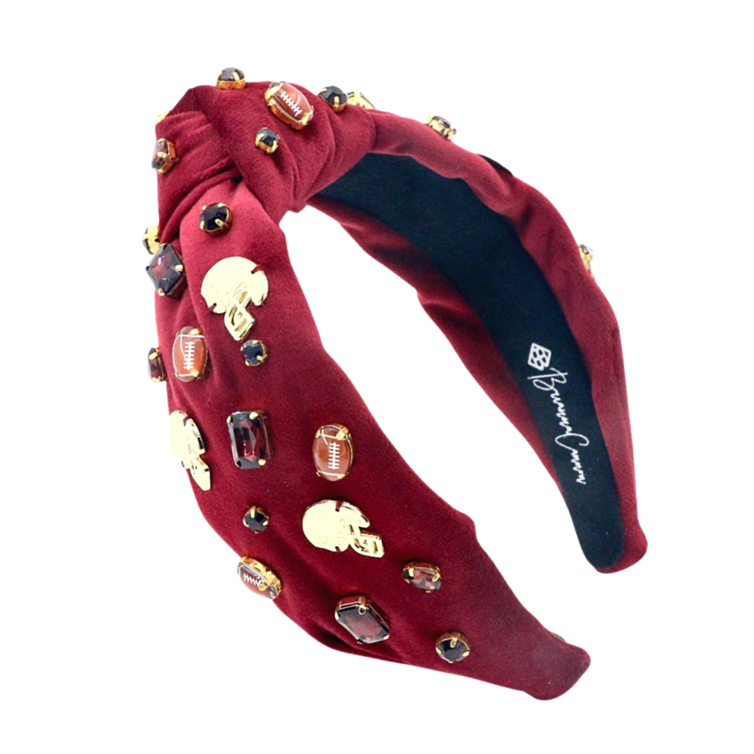 Fan Gear Football Headband in Maroon