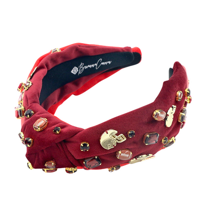 Fan Gear Football Headband in Maroon