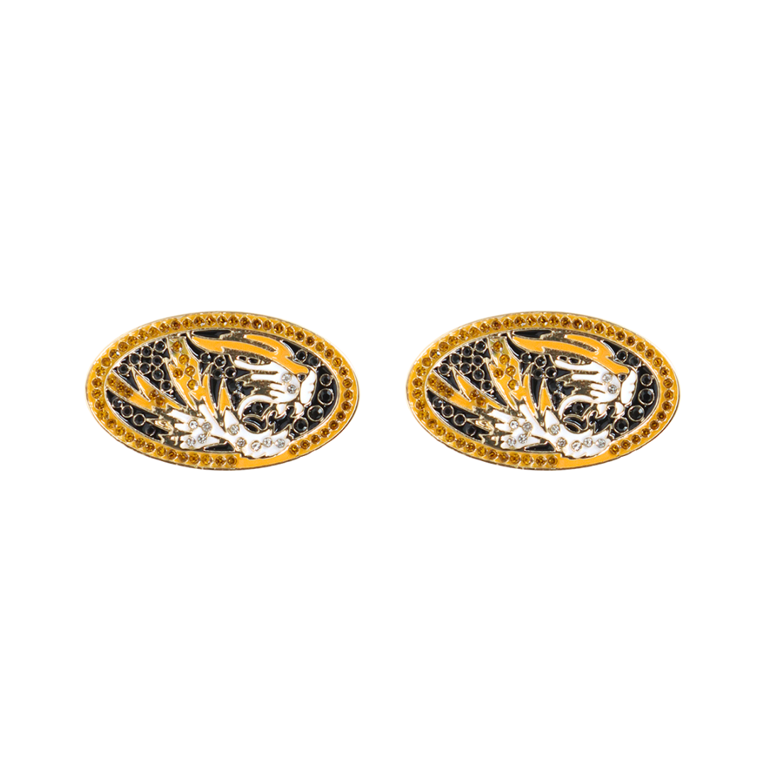 Missouri Pavé Logo Studs