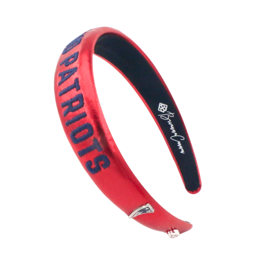 New England Patriots Thin Embroidered Headband