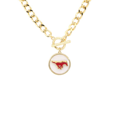 SMU Logo Necklace