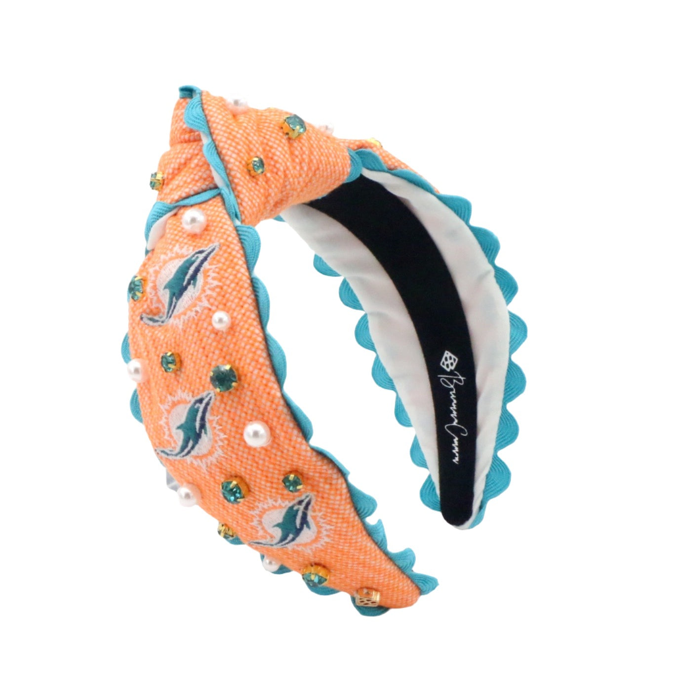 Miami Dolphins Adult Cross Stitch Headband