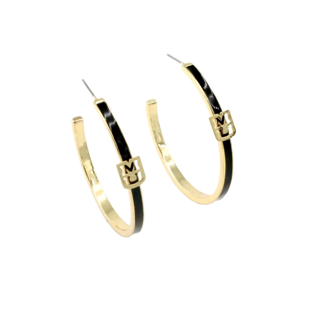 Missouri Logo Hoop Earrings