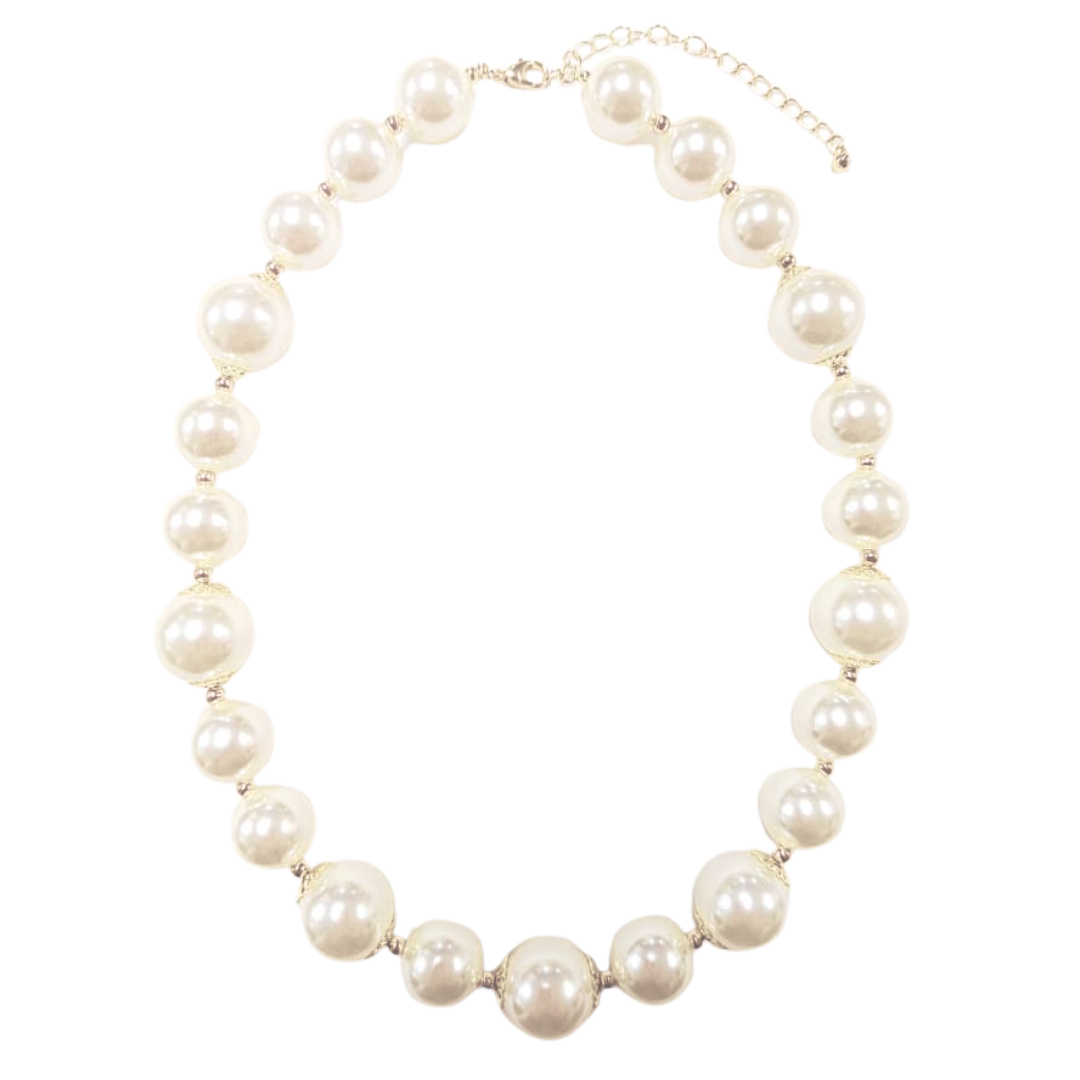 Pearl Beaded Short Necklace