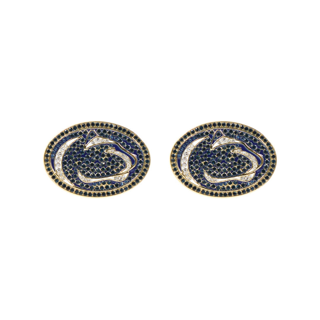 Penn State Pavé Logo Studs