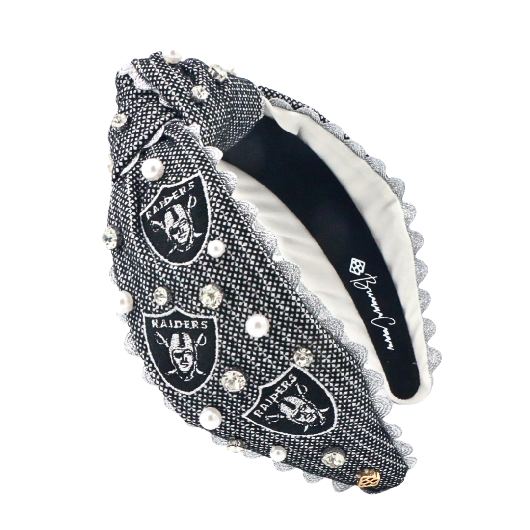 Las Vegas Raiders Adult Cross Stitch Headband