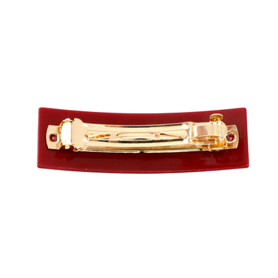 University of South Carolina Garnet COCKS Rectangle Barrette Clip