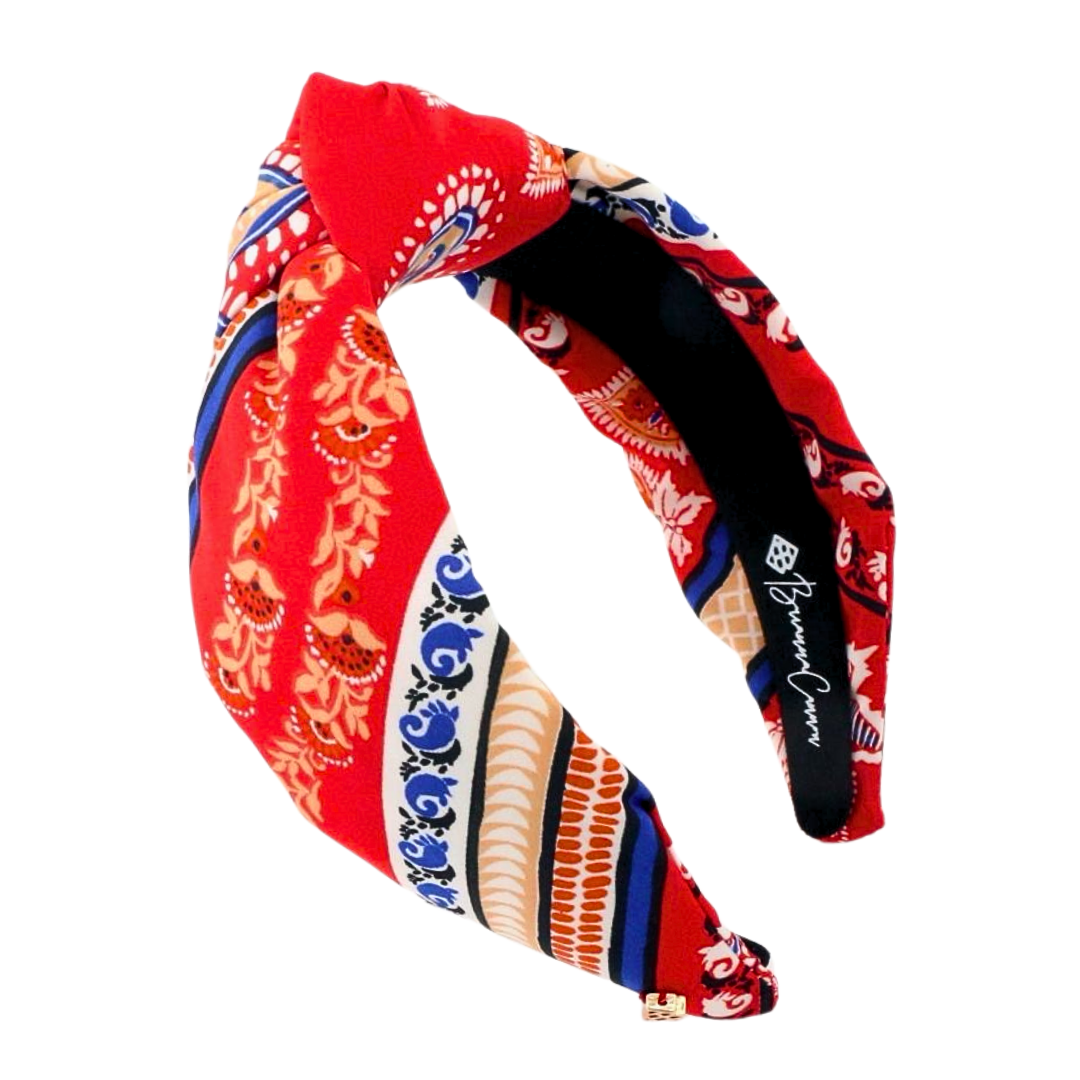 Adult Size Red Bandana Knotted Headband