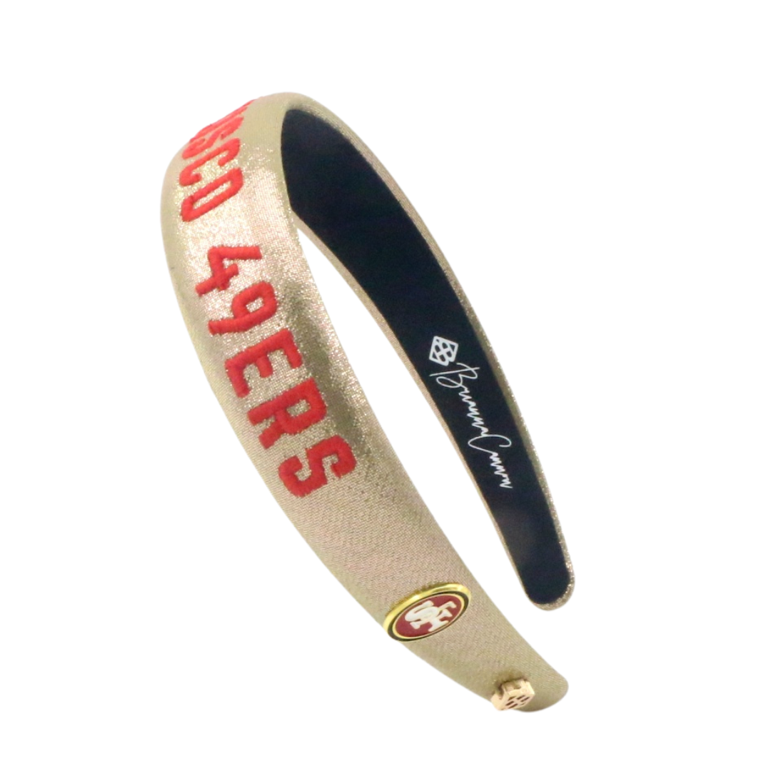 San Francisco 49ers Thin Embroidered Headband