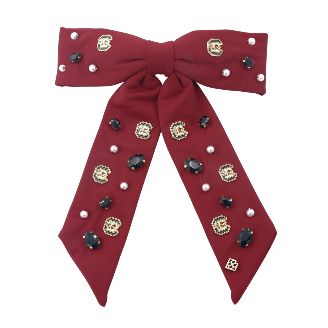 University of South Carolina Garnet Bow  Barrette