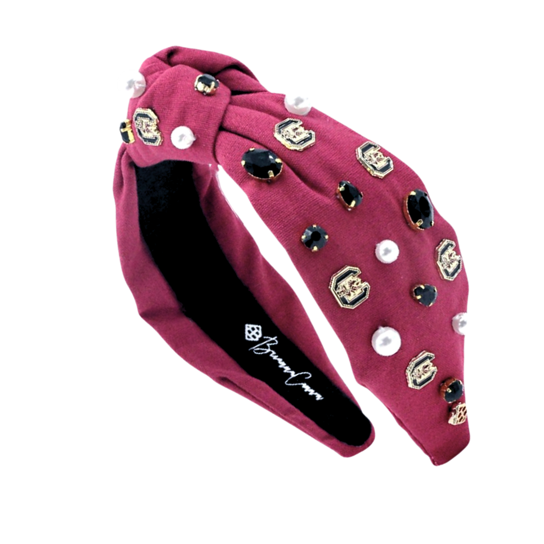 University of South Carolina Garnet  Logo Headband