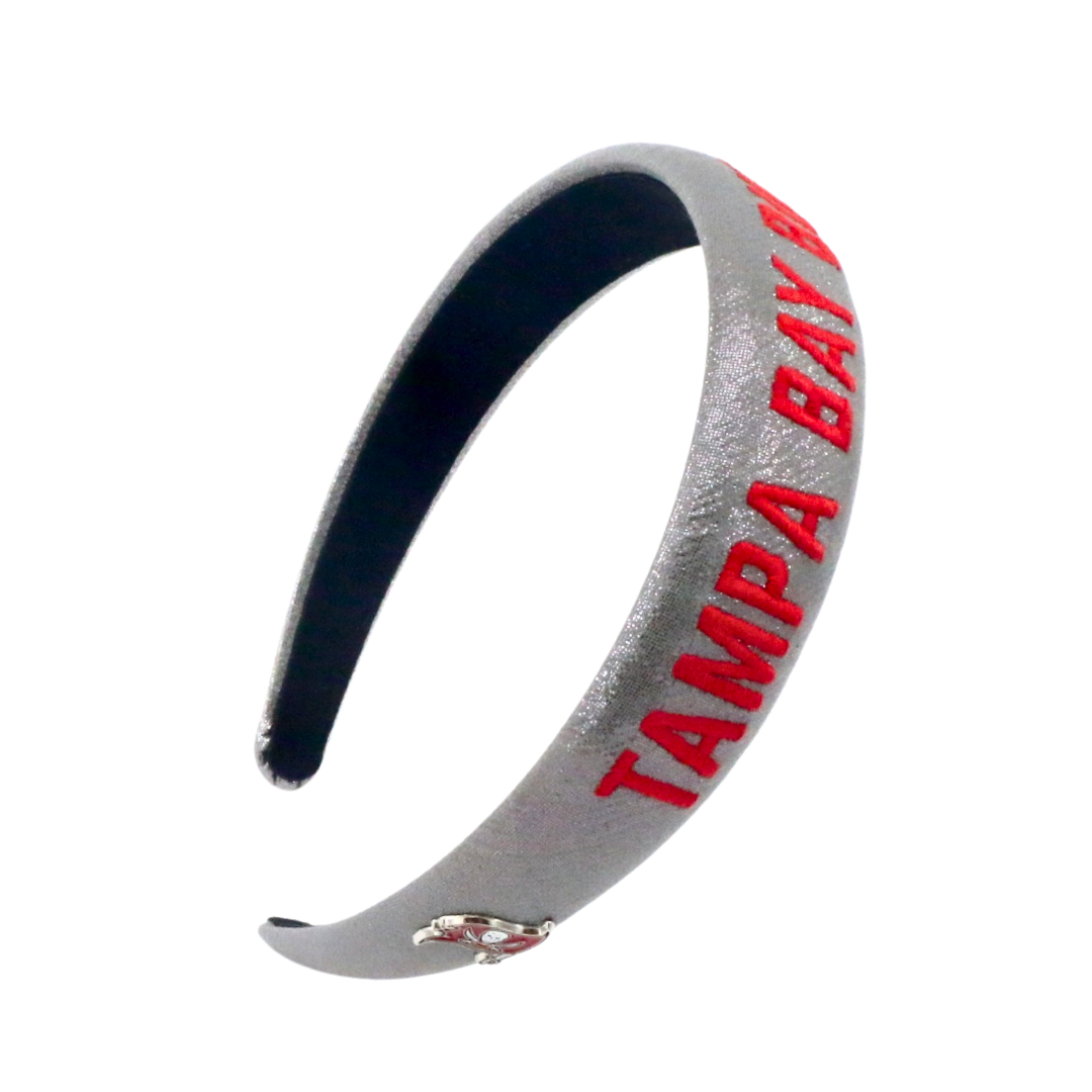 Tampa Bay Buccaneers Thin Embroidered Headband