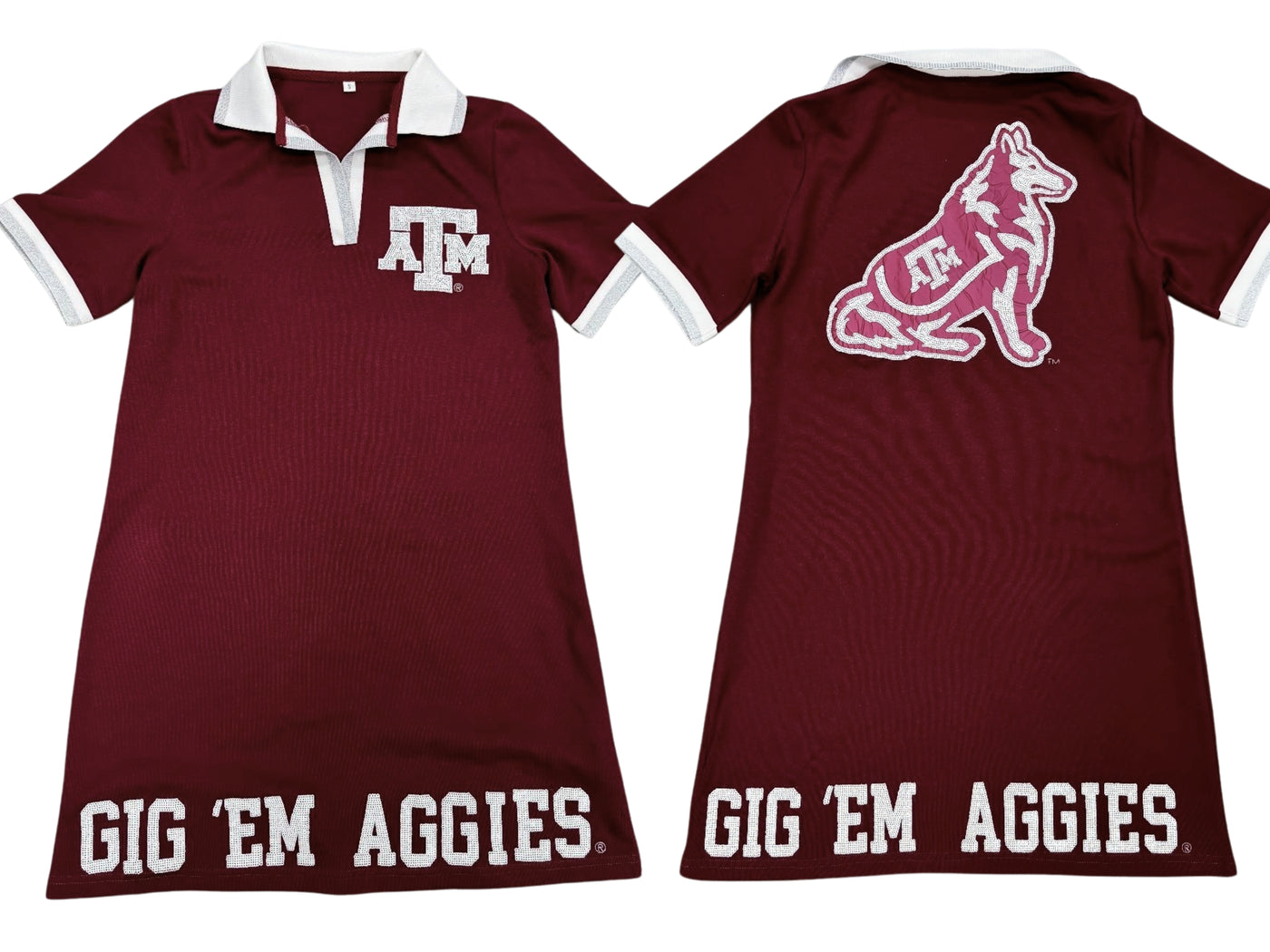 Texas A&M BC Club Dress with Reveille Logo