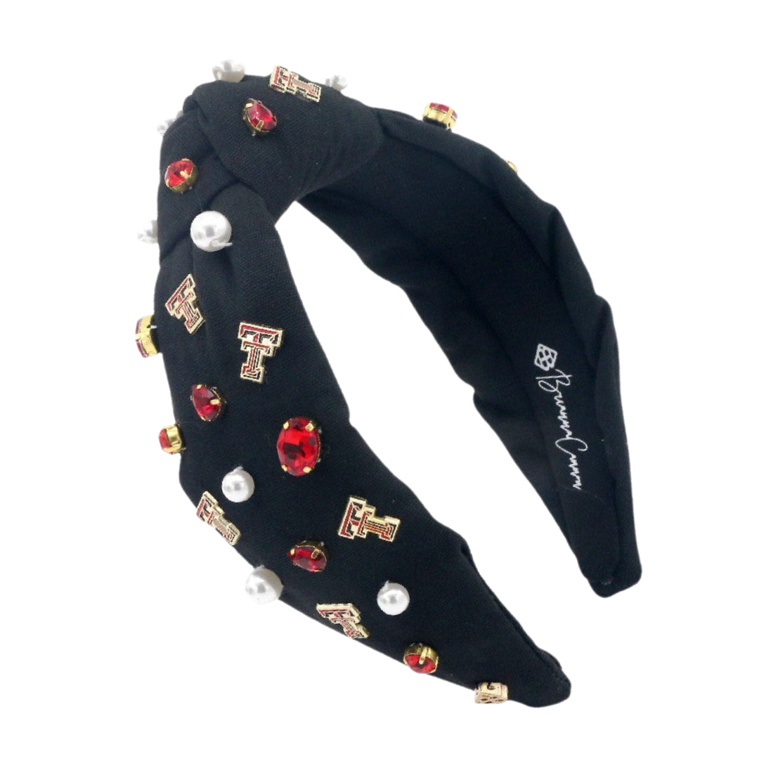 Texas Tech Black Logo Headband