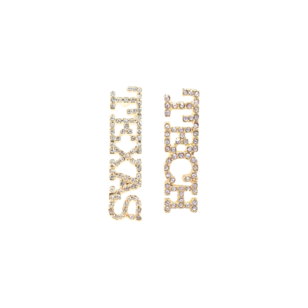 Texas Tech Pavé Rhinestone TEXAS TECH Stud Earrings