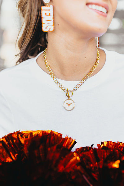 Texas Logo Necklace