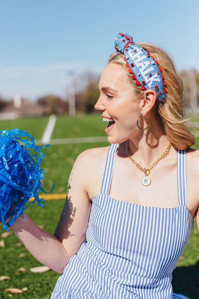 Kansas Logo Hoop Earring