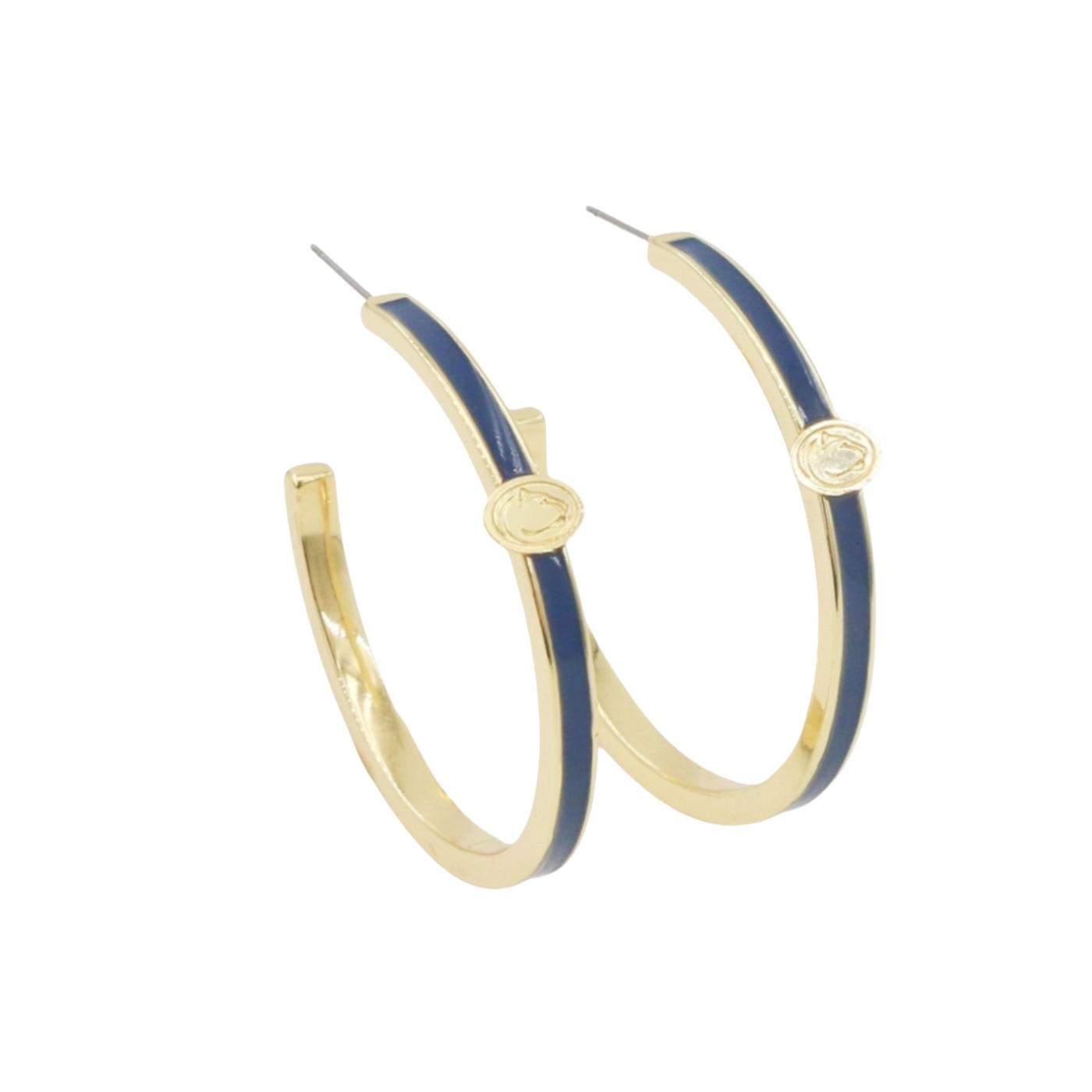 Penn State Logo Hoop Earrings