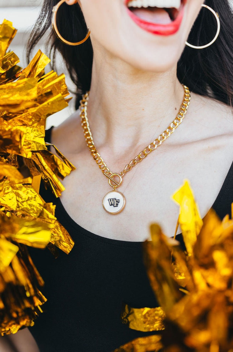 Wake Forest Logo Necklace