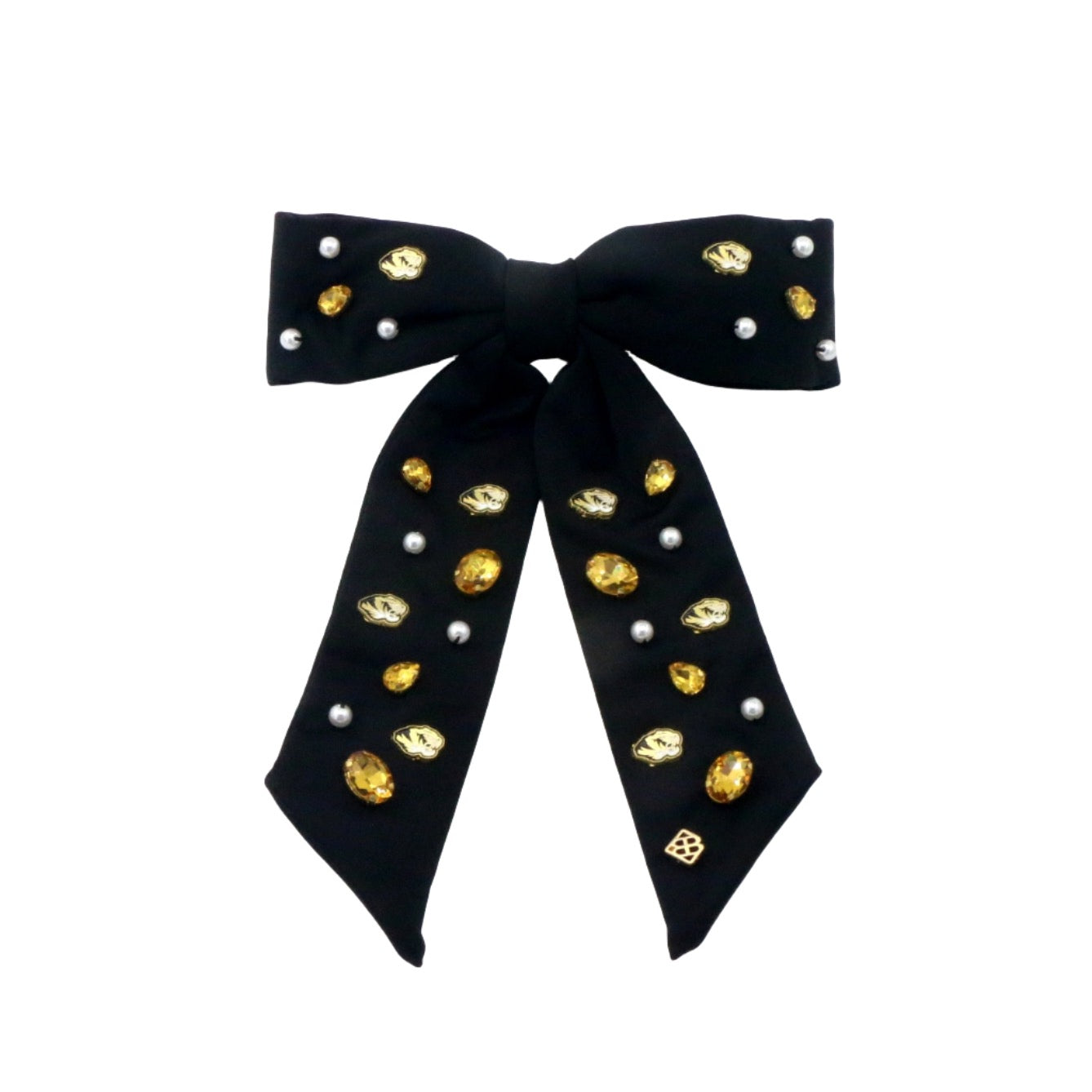 Missouri Black Bow Barrette