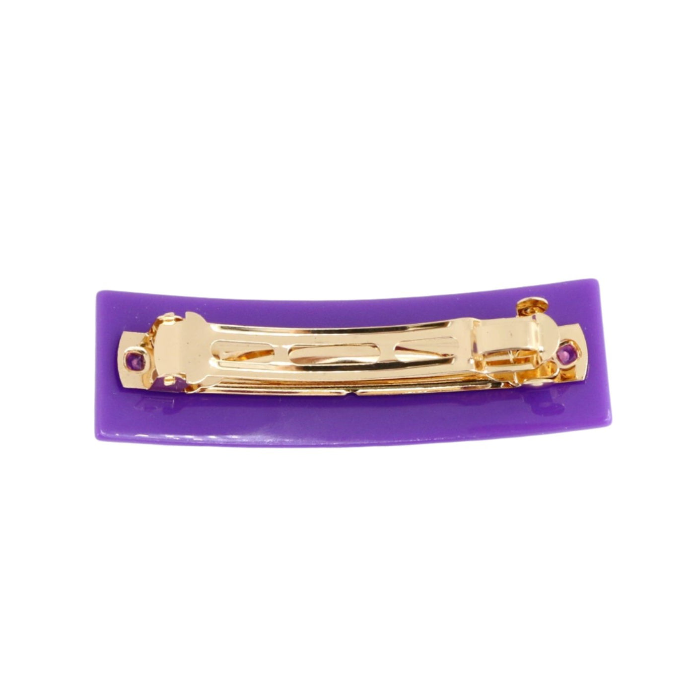 East Carolina Purple PIRATES Rectangle Barrette Clip