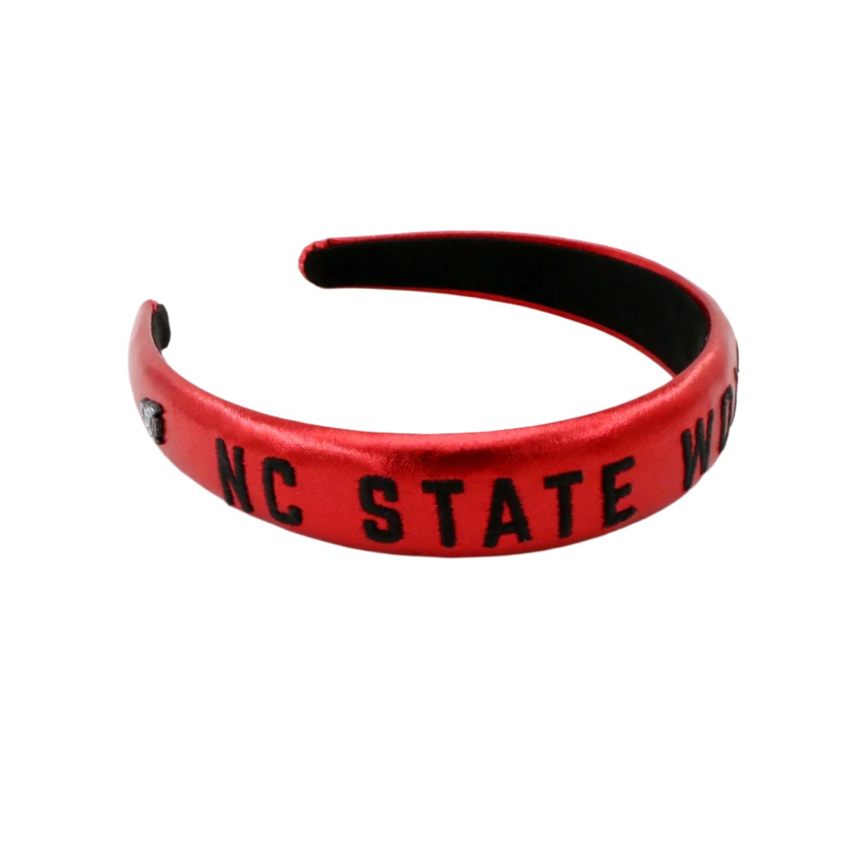 NC State Red Thin Embroidered Headband