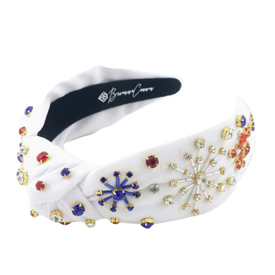 Firework Celebration Headband - White