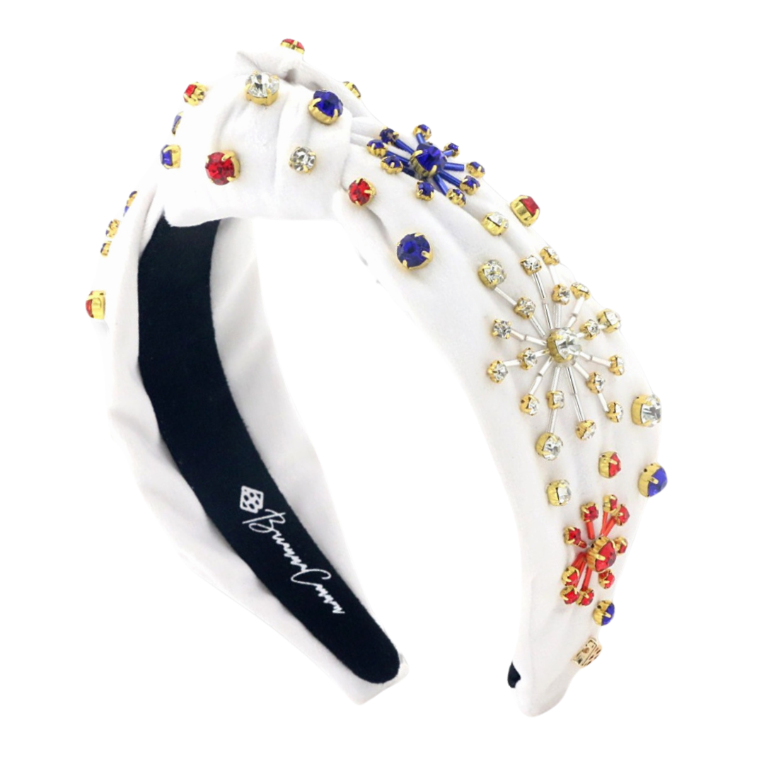 Firework Celebration Headband - White