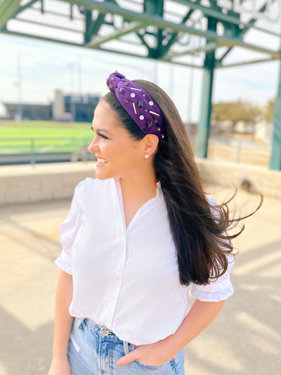 Fan Gear Baseball Headband in Purple