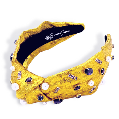 LSU Gold Logo Headband