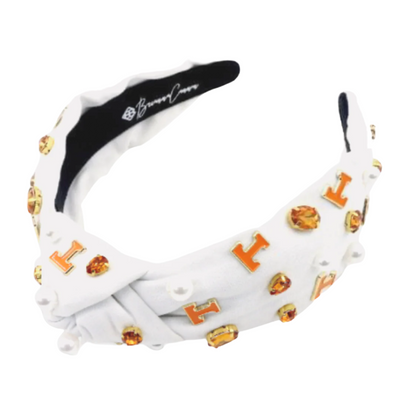 University of Tennessee White Logo Headband