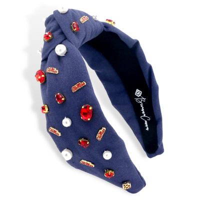 Ole Miss  Navy Logo Headband