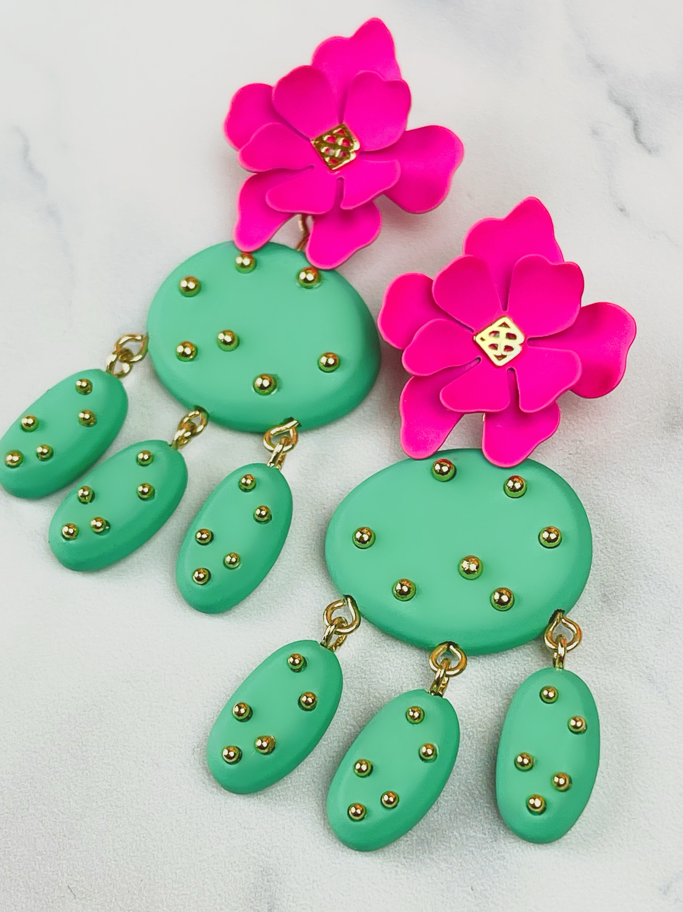 Cactus Flower Earrings