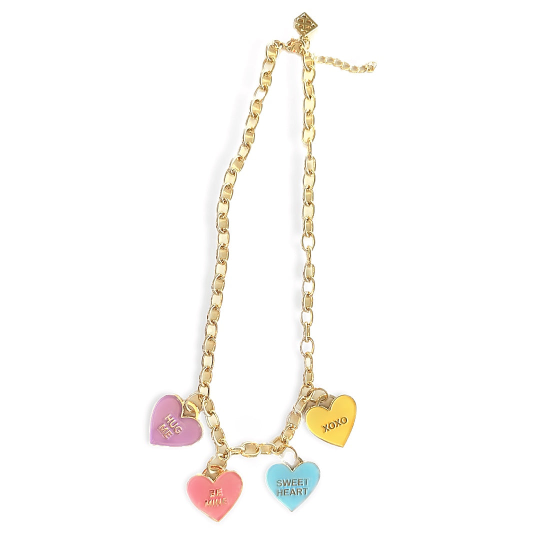 Conversation Heart Necklace