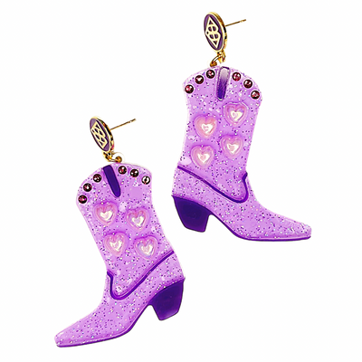 Blingy Boot Earrings