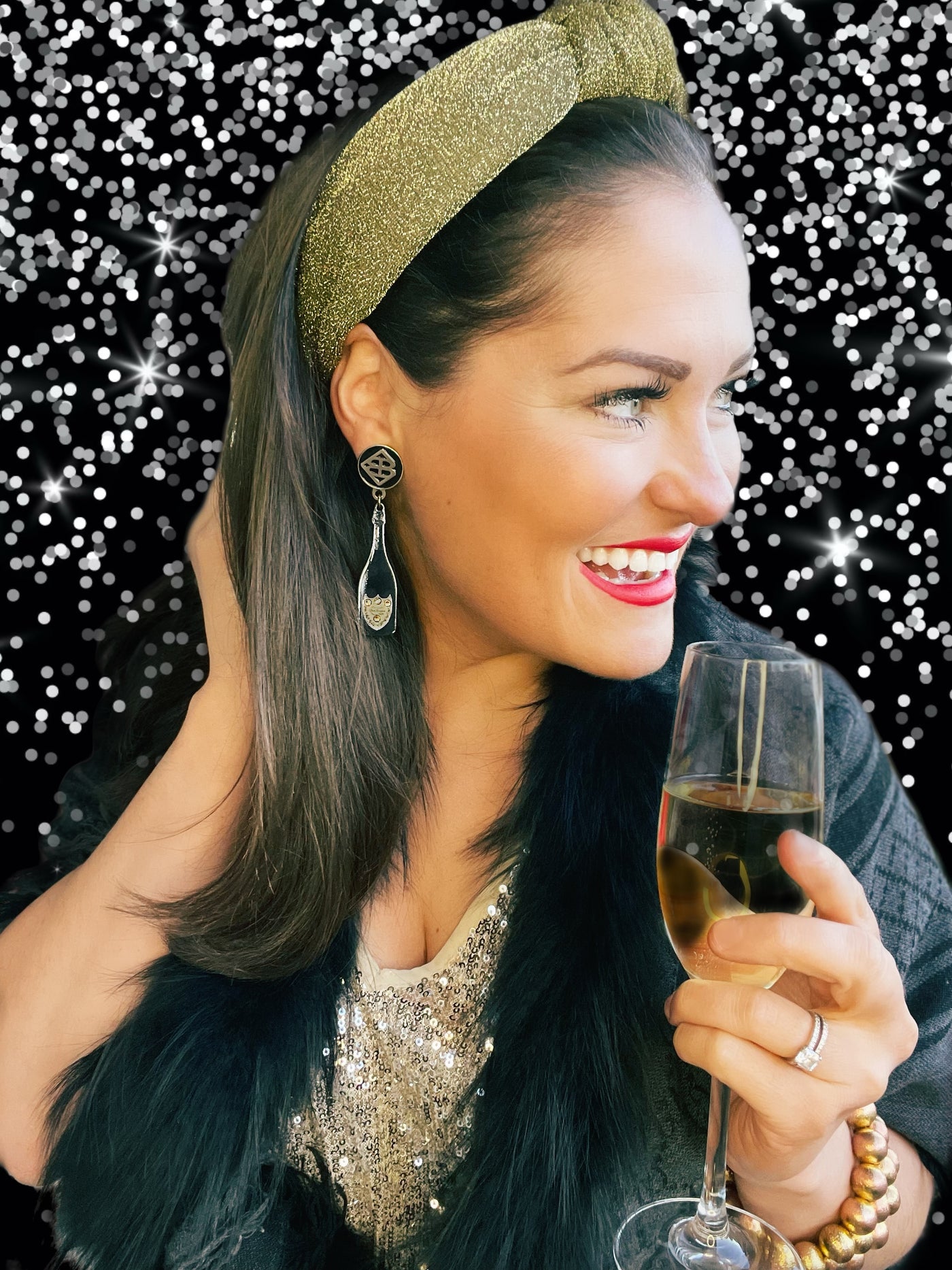 NYE 2021 - Pop the Bubbly Earrings