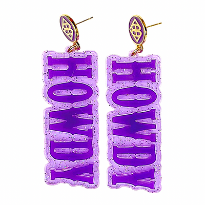 Glitter Howdy Earrings