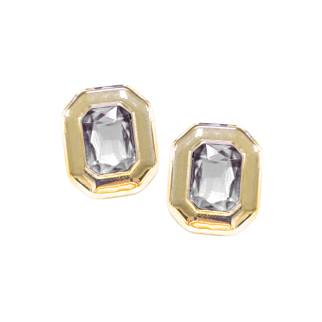 Clear Jeweled Studs