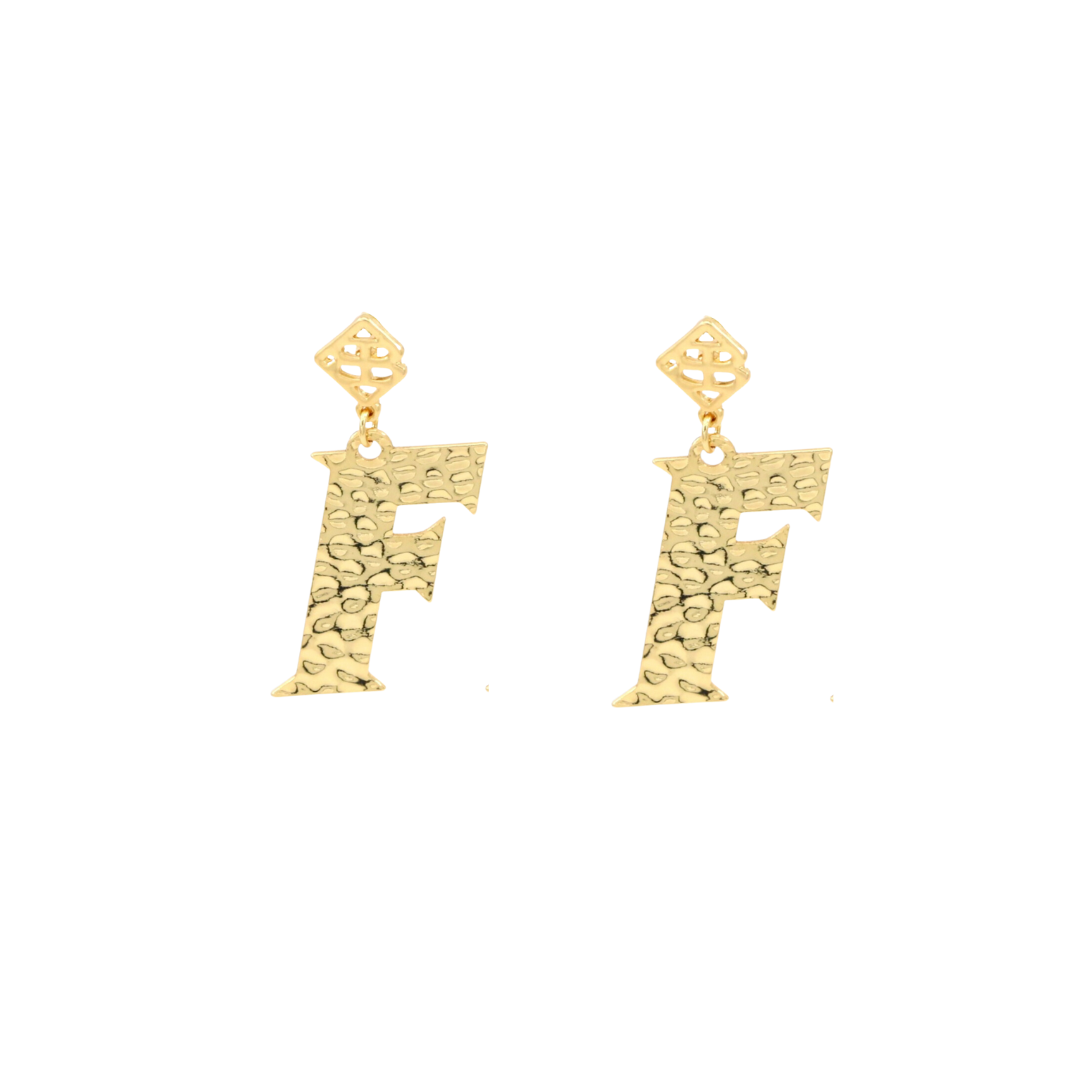 Florida Gold Logo Earring with BC Logo