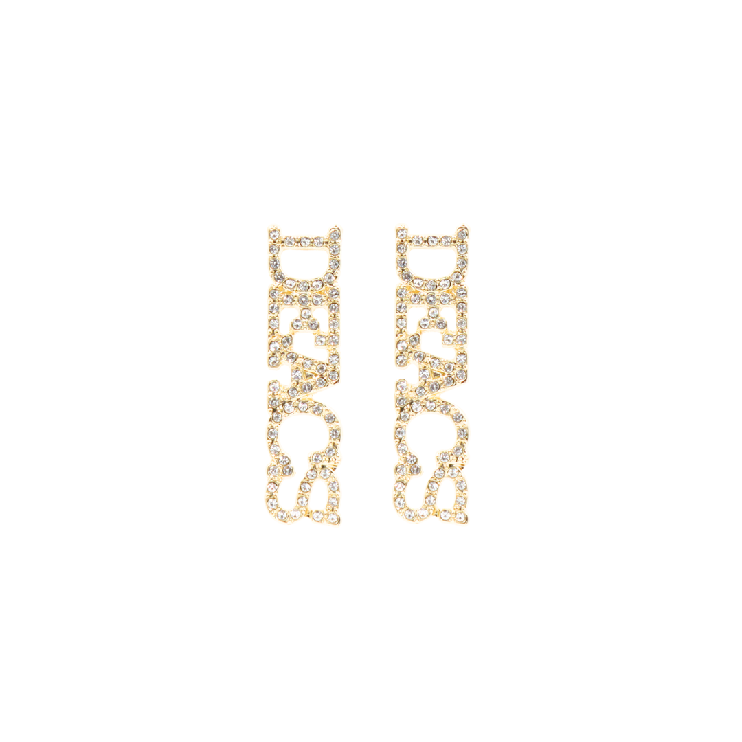 Wake Forest DEACS Pavé Rhinestone Stud Earrings