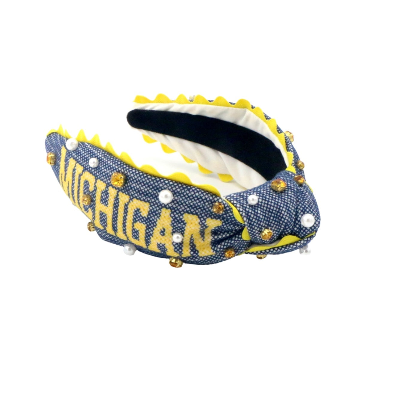 Michigan Adult Cross Stitch Headband